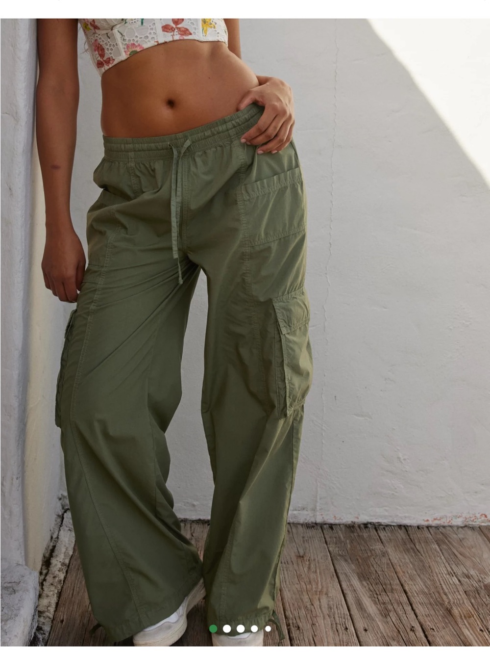 Aerie High Waisted Go-For-It Baggy Cargo Pant - Picture 8 of 9